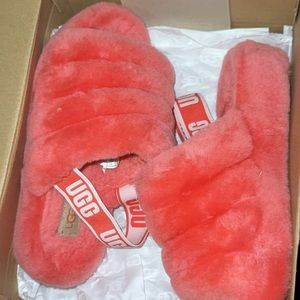 Neon Pink Fluff Yeah Slide